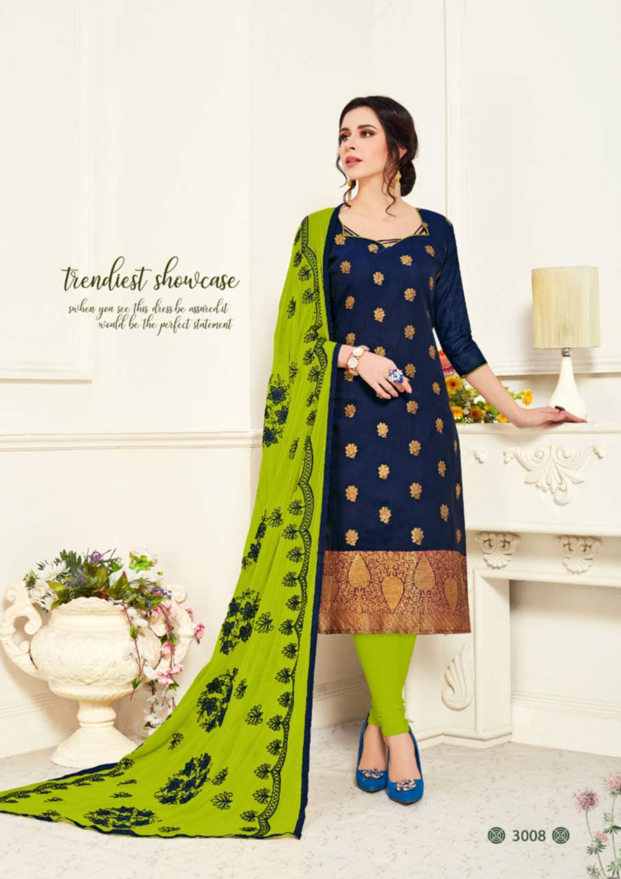 Kulfi Vol-3 Banarasi Wholesale Dress Material Kulfi Vol-3 Banarasi Wholesale Dress Material